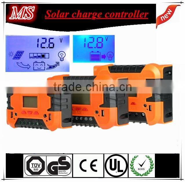 Price 12v solar charger controller with LCD display