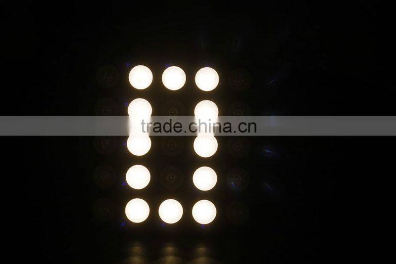 LED Effect Light/ LED Pixel Light/ LED Matrix Light/ LED Blinder Light 5x5 25 lamps Warm White