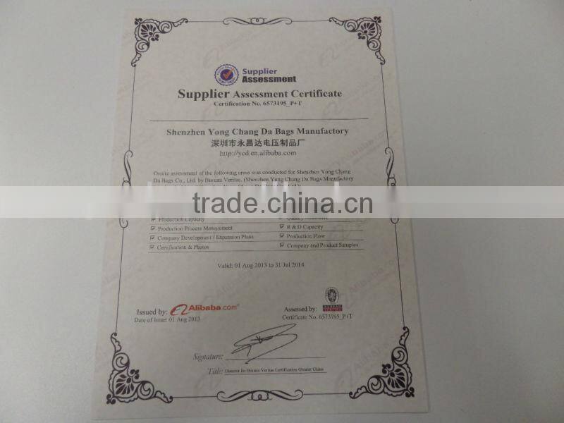 glitter with pvc cosmetic bag