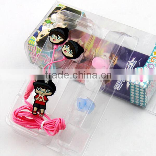 Unique design best cheap cartoon earphones, cute beautiful baby earphones
