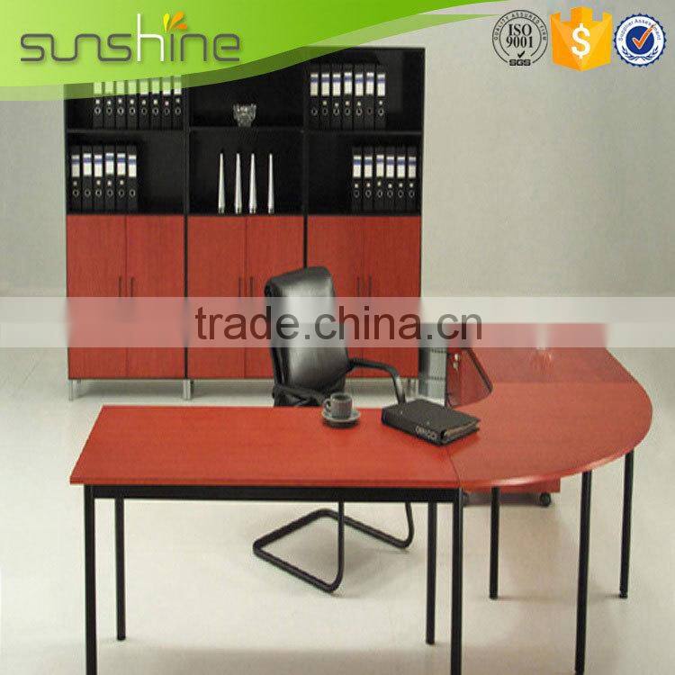 Newest promotional fancy executive office glass desk