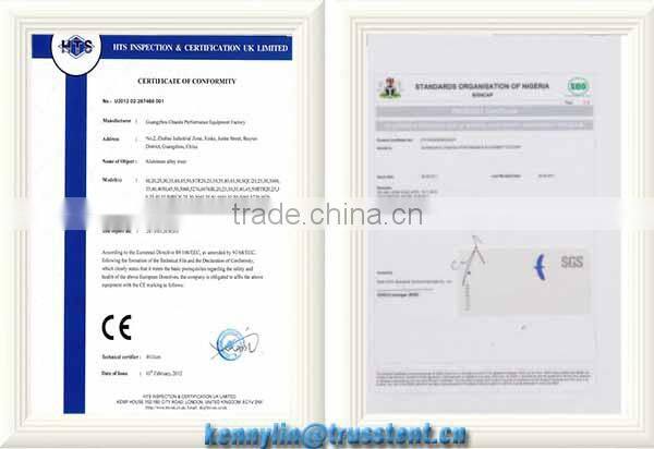 lighting stage aluminum square truss /box tube truss for sale