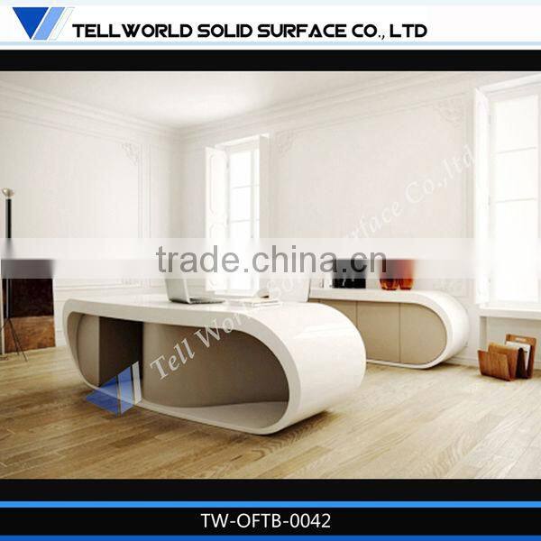 2014 modern office desk design manager table,solid surface