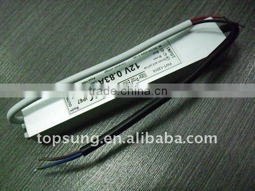 10W 12V water-proof led lighting power supply