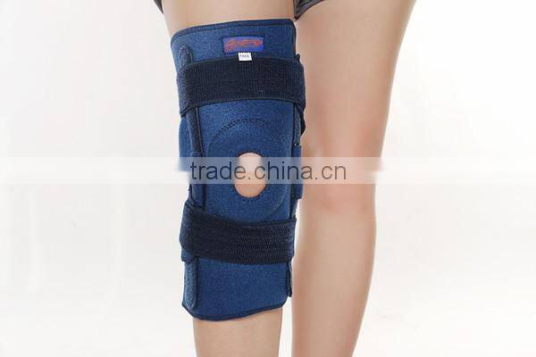 Metal splint knee pad open patella knee support belt with high quality