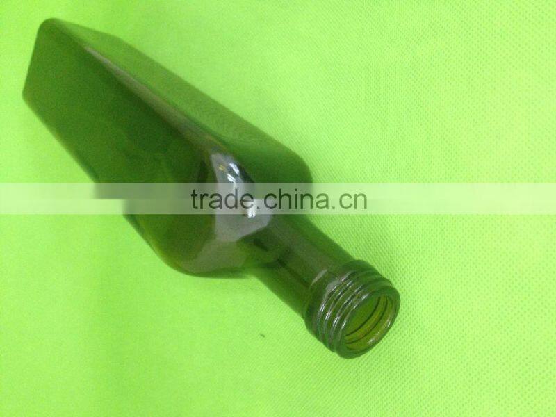 Argopackaging 250cl dark green glass olive oil bottle