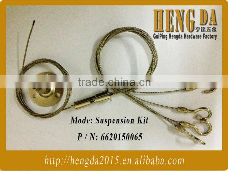 Premium quality steel cable with soft eyelet/loop/thimble/assembly