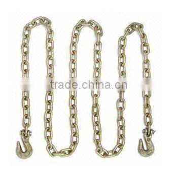 NACM90 Standrd Alloy Chain With Clevis Grab Hook, High Test USA Standard Chain with Hooks