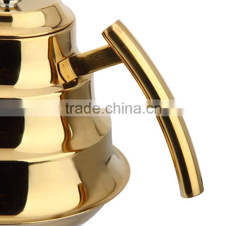 colourful stainless steel long spout coffee pot & tea pot