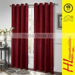 HLHT low MOQ flame retardant curtain ready made