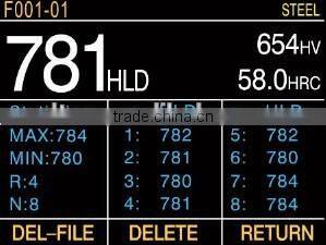 DTEC DH600 Portable Leeb Hardness Tester Colorful Display Curve Graph Top Grade Hardness Tester