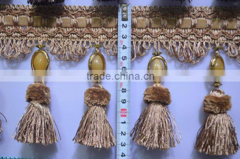best sell tassel fringe for curtains and cushion,curtain tassel lace