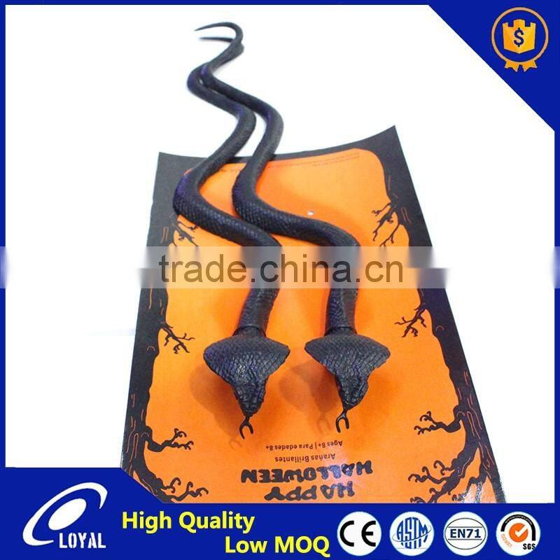 Halloween Cobra Snake Toy Frightening Life Size Fake Snake Prop