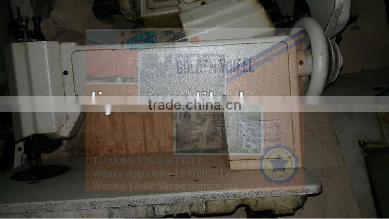 reconditioend used chain stitch Cs-530-2 golden wheel industrial sewing machine