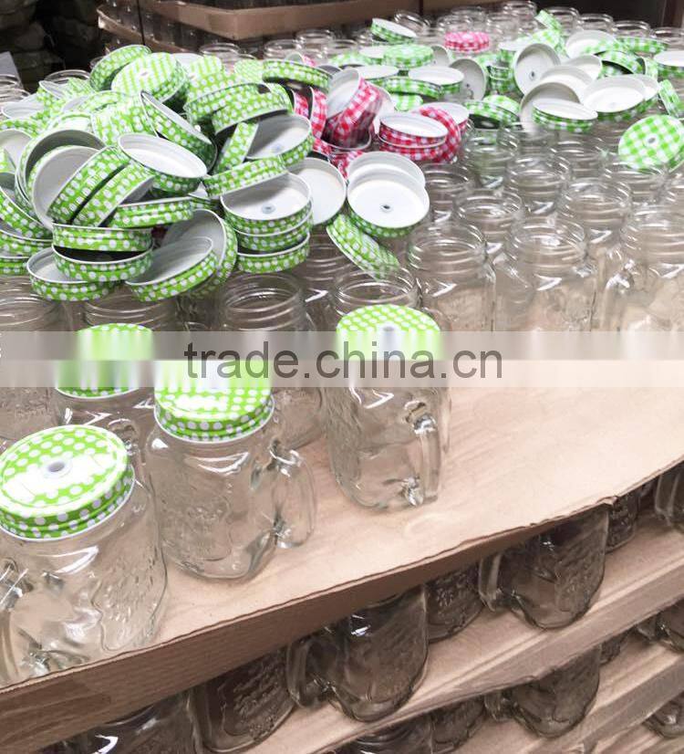 500ml glass empty cream jar container
