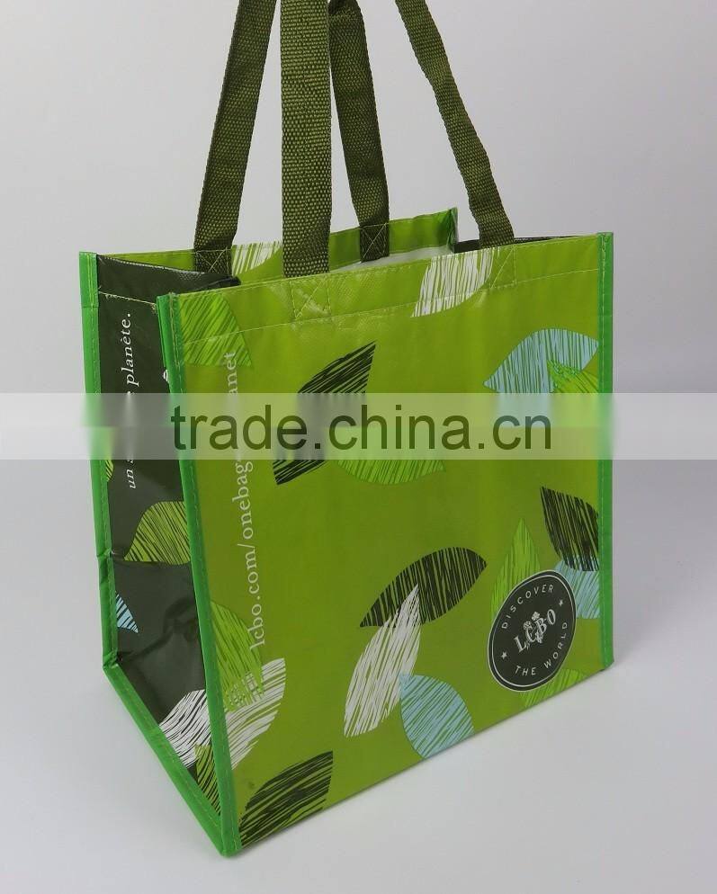 Portable Gift Black Color 6 Bottle Wine Bag, Non Woven Wine Bag, Liquor Bottle Wine Bag