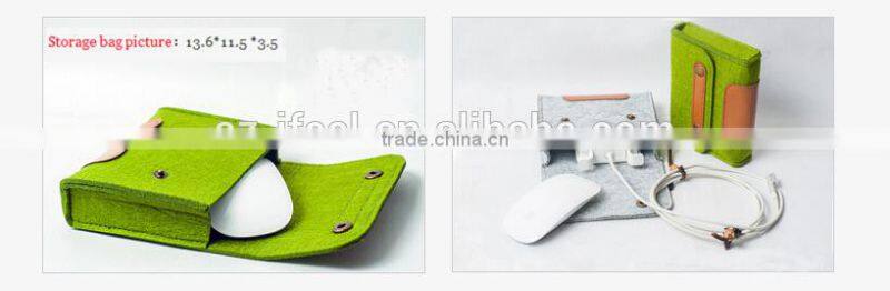 Fashionable Canvas Fabric 15 Inch Laptop Notebook Ultrabook for macbook Sleeve Case Bag