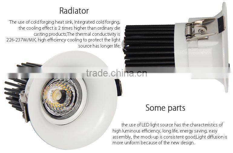 Alibaba wholesale cabinet 7w white round led ceiling downlight