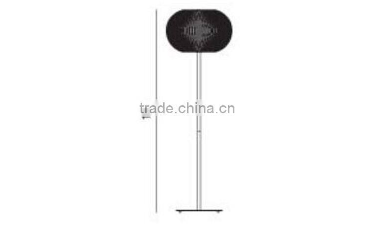 Art display floorlight Iron and fabric covering decorate floor lamp