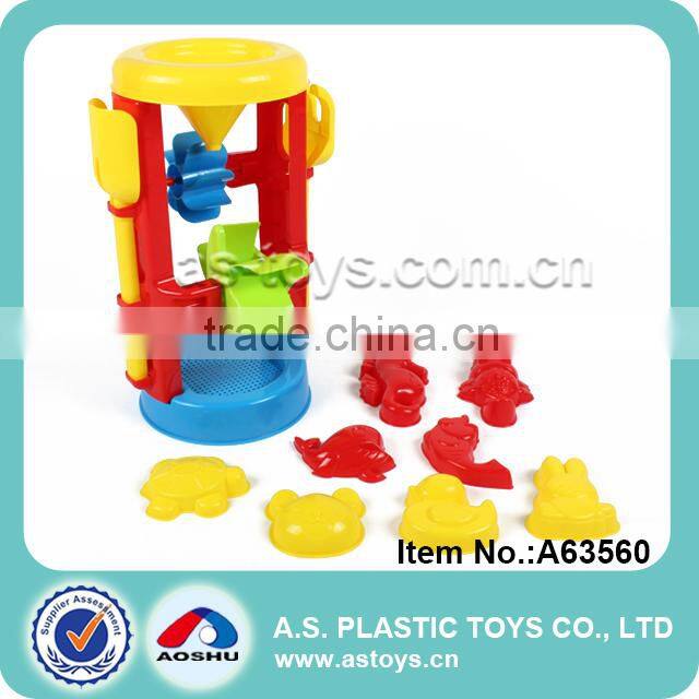 summer sand beach toy 24 pieces short plastic kid garden toy shovel