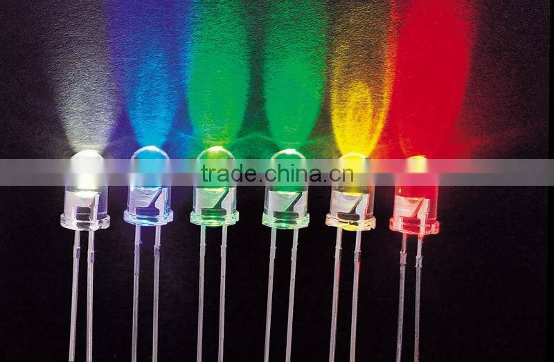 High-brightness through-hole red led diode 5mm