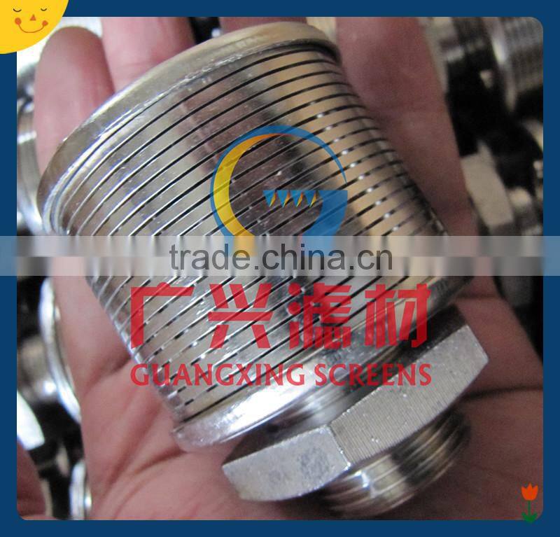stainless steel 316L V wire filter nozzles strainer for resin water treatment