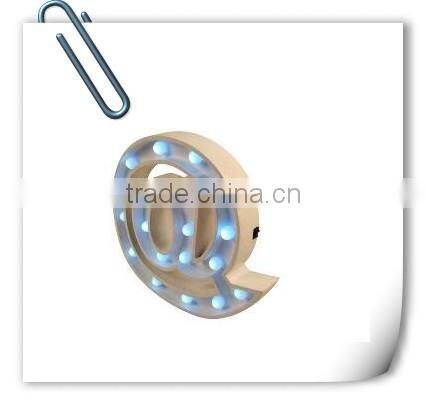 Popular led sign light with the battery marquee light sign