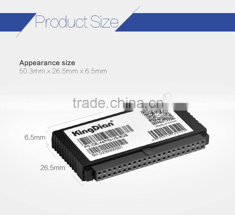 KingDian DOM Disk on Module IDE-44PIN-VS 16GB ssd solution IDE DOM (IDE-44PIN-VS)