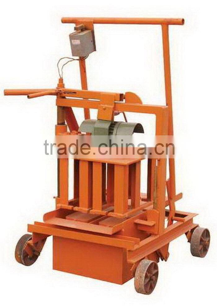 Best quality top sell mobile concrete block mold machine