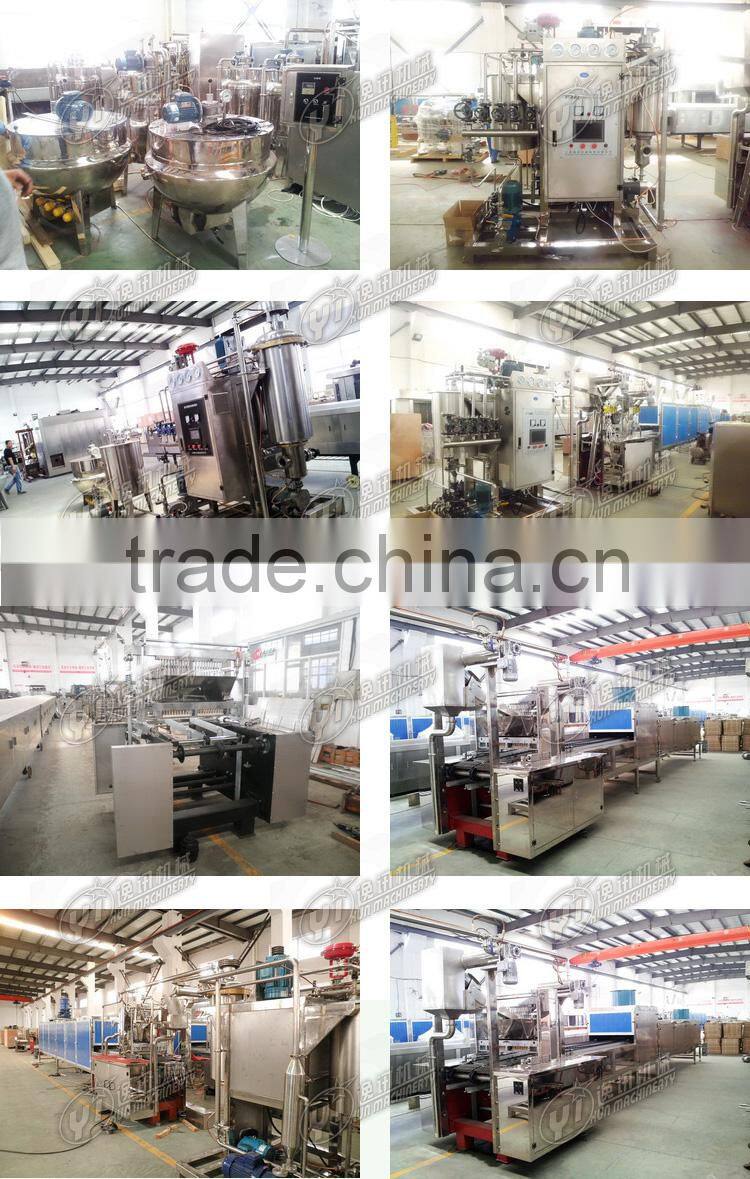 YX150 China plant direct sale food confectionery professional ce candies sweets making machinery