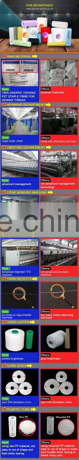 40/2 100% Spun Polyester Sewing Thread 5000y For Sewing