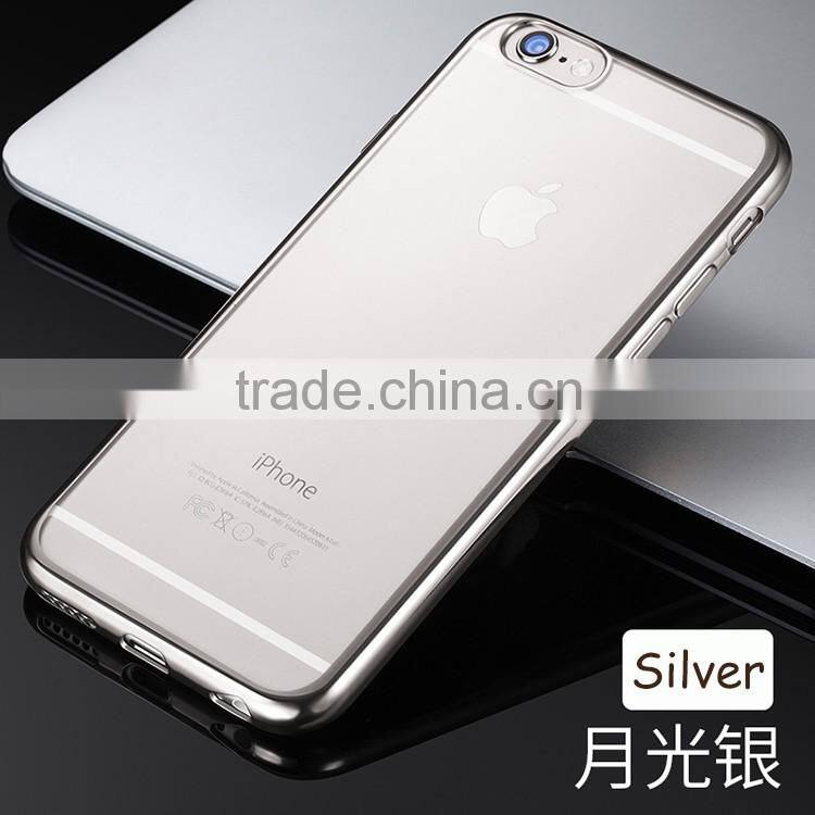 Cheap Price Electroplating TPU Case for iPhone 6 6S Back Case Cover