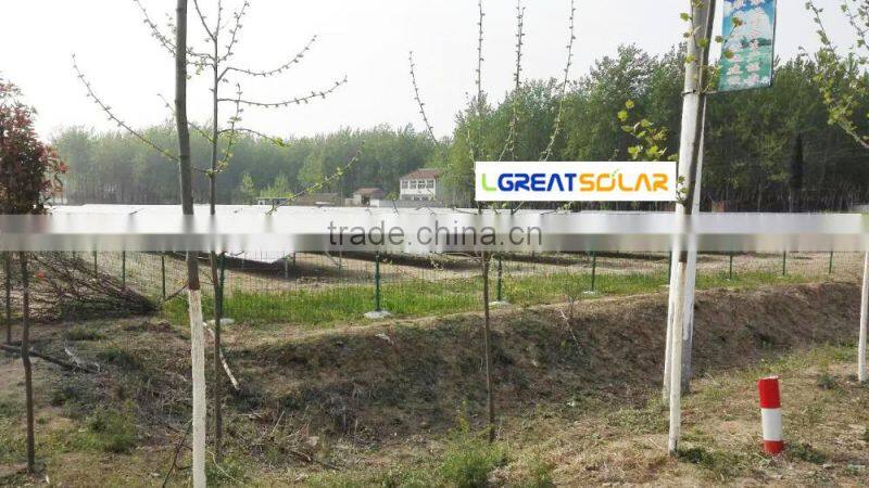 Solar street LED light solar panel 80W solar module 250W 300W poly and mono solar panel system PV module plant 1MW 3MW 5MW