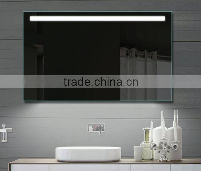 Lamxon standard design USA bathroom mirror with LED light for wholesale supermarket