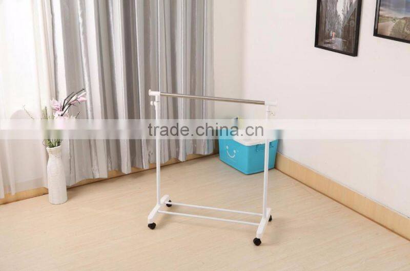 Stainless steel vertical clothes hanger rack