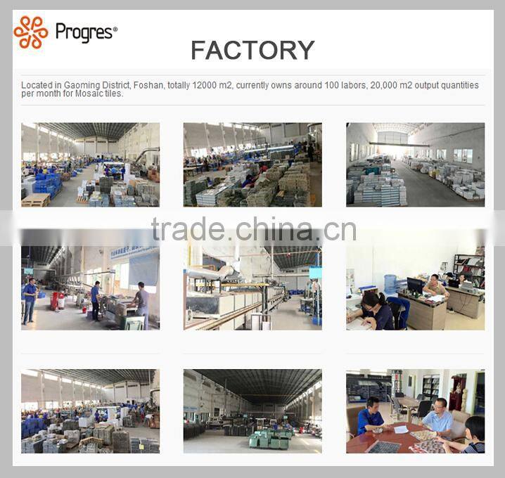 interior decoration Jigsaw pattern Wood mosaic tiles for wall background (PMW4)