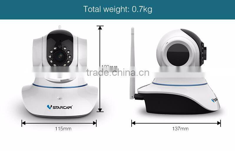 Trade Assurance Supplier HD h.264 cmos pan tilt IR with infrared cctv camera p2p 720p ir wifi onvif wireless remote control came