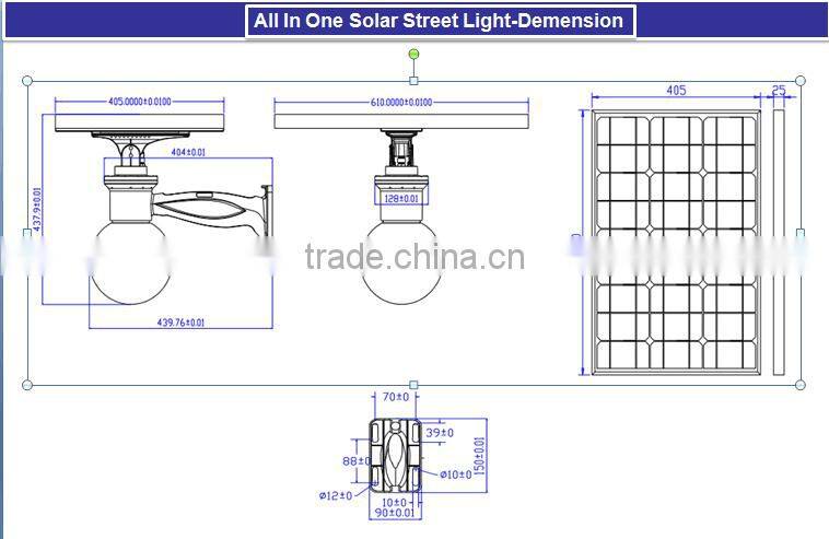 All in one led Solar Street Lights