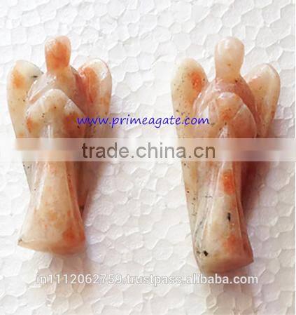 Premium Quality Multi Flourite 2Inch Angles | Wholesale Gemstone Angels - Prime Exports