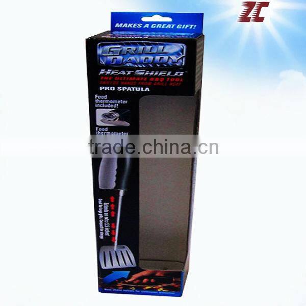 One Piece Foldable Cardboard Paper Box with PVC Window