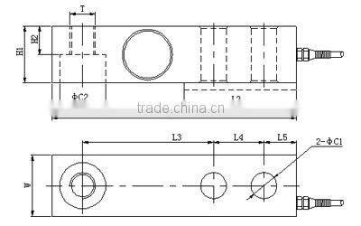 electronic strain gauge load cell