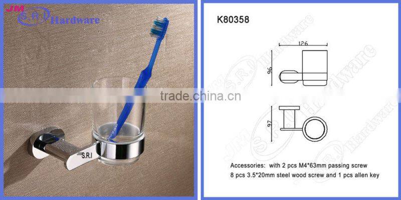 Popular brass glass cup holder , bathroom cup holder , bathroom glass holder