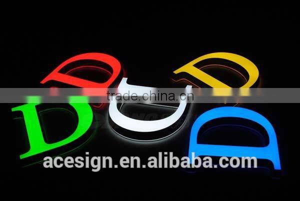 Advertising 3D LED Alphabet Letter