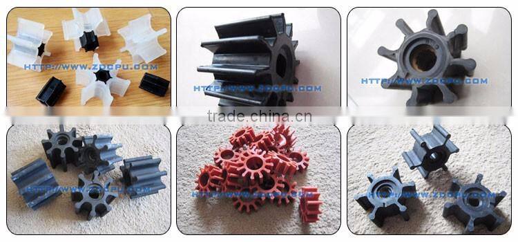 Injection molding low friction best rubber pump impeller