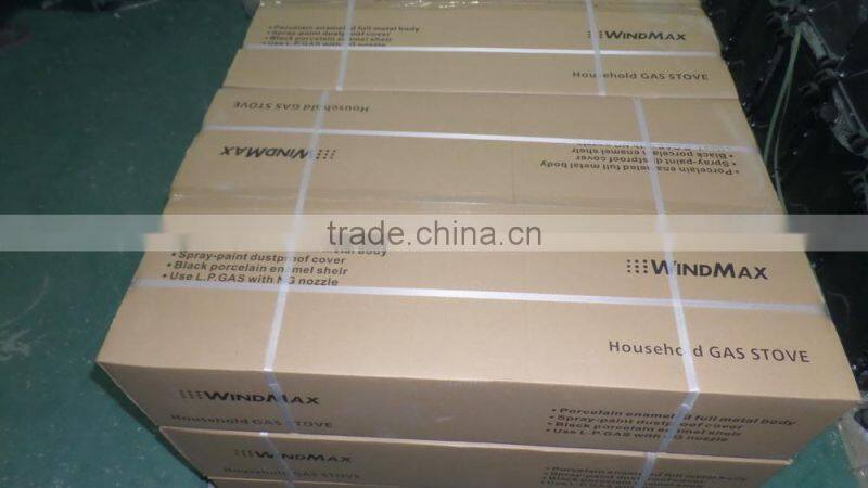 Built-in 5 Burner Color SST Panel Gas Cooker