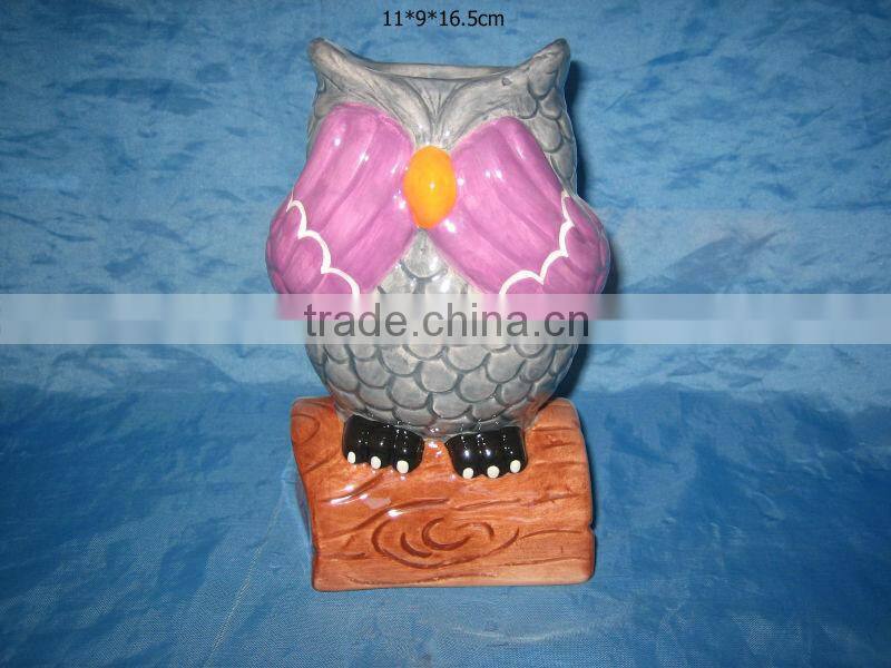 set of 5 ceramic candle holder