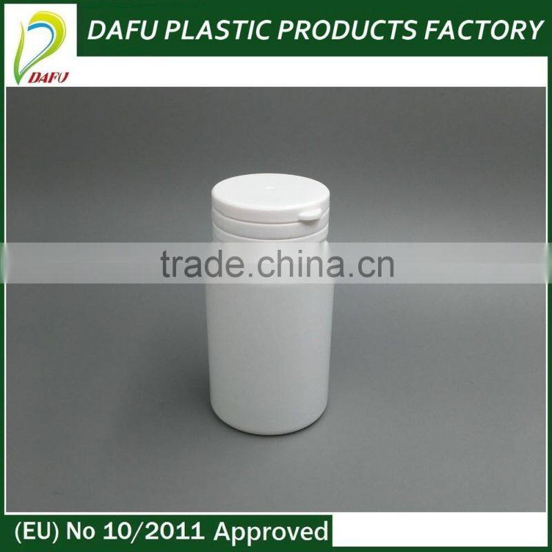 2016 Innovative flat white 100ml tearing cap seal drugs medical bottle