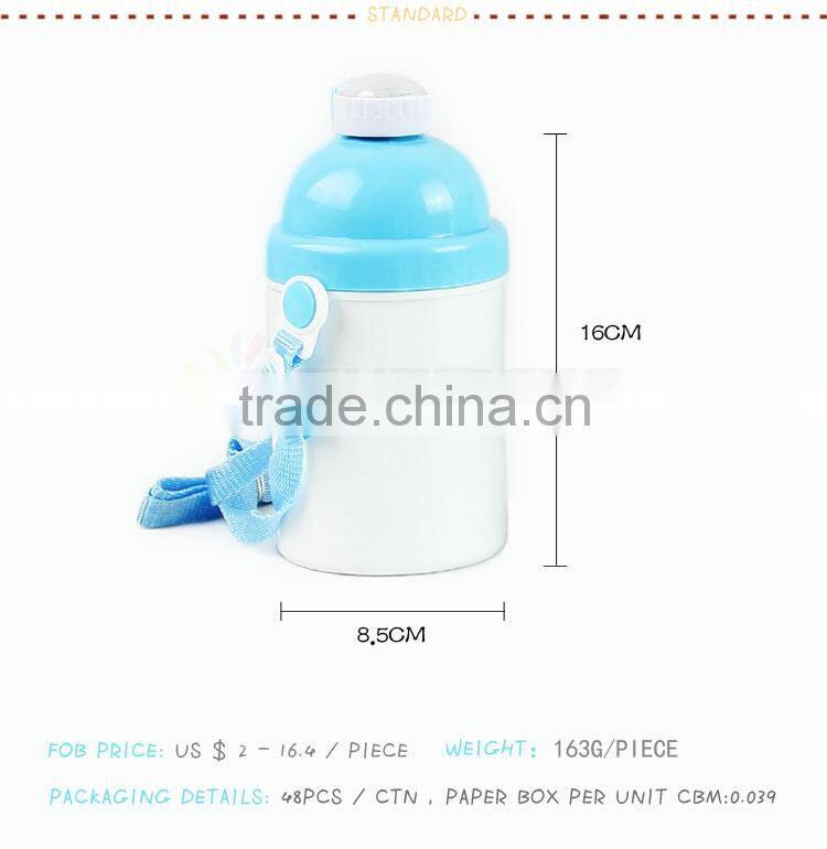 New Sublimation Kid Water Bottle For Heat Transfer Printing 400ml