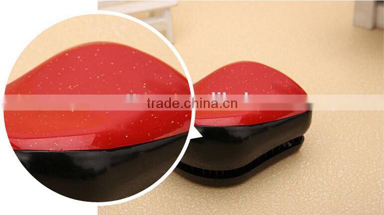 Newest Korea Style Wholesale Head Massage Rainbow ABS Hairdressing Comb