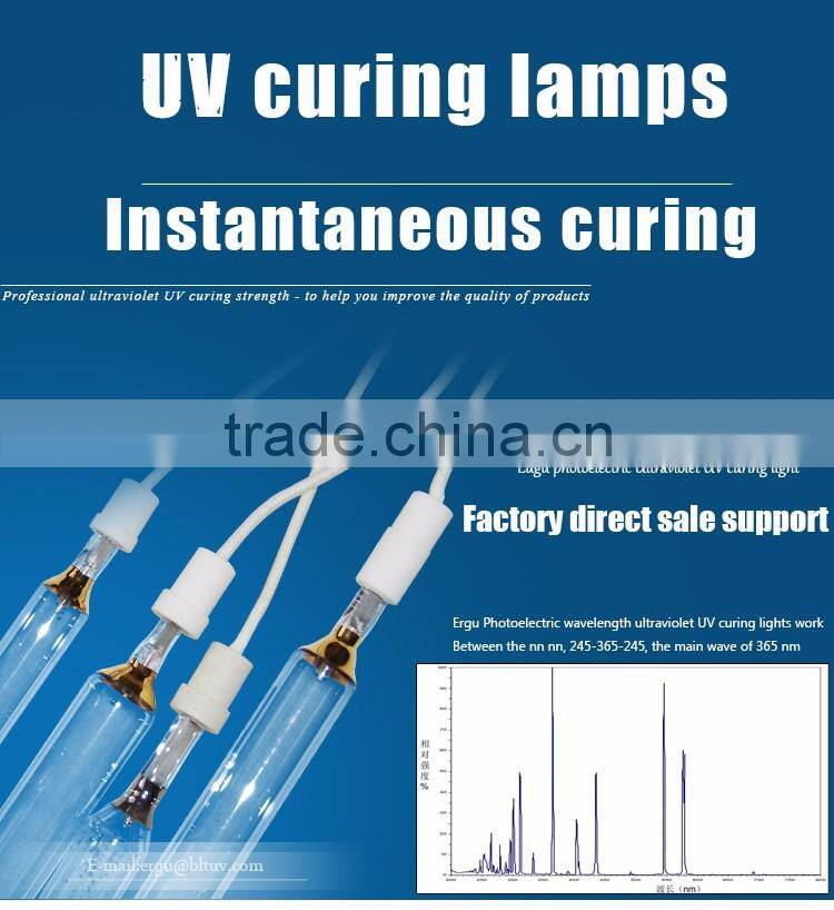 1 kw 230 mm high intensity ultraviolet lamp shadowless glue tubes Uv curing lamp Shadowless glue tubes